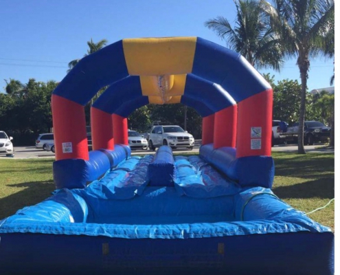 Inflatable water slide Slip and slide rental