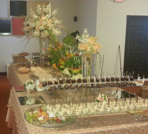 Lace tablecloth rental