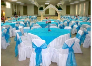 Elegant wedding linens