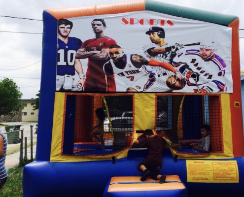 Sports bounce house